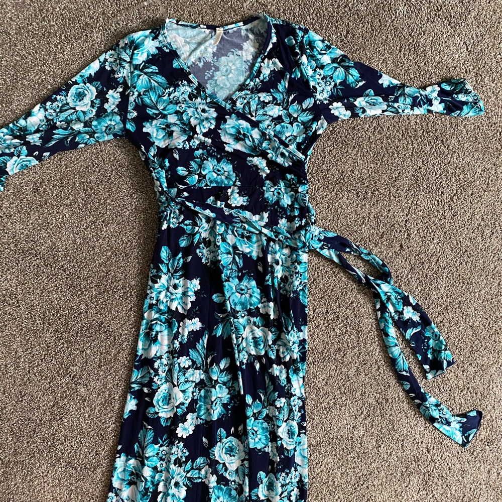Pinblush maternity gown